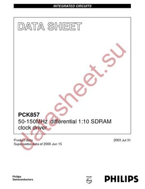 PCK857DGG,512 datasheet  